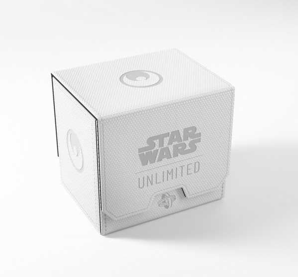 Deck Box: Star Wars: Unlimited Deck Pod, White/Black (لوازم للعبة تداول البطاقات)